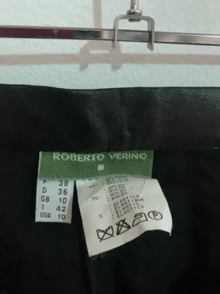 Pantalones de cuero negros