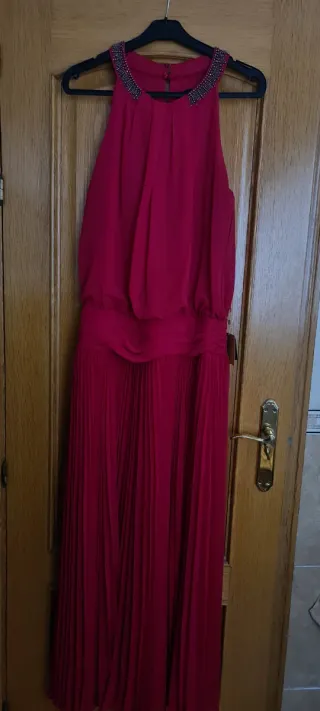Vestido de fiesta rojo mujer
