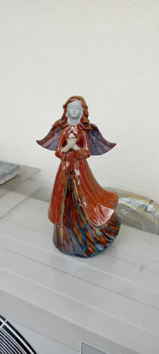 Statua angelo ceramica