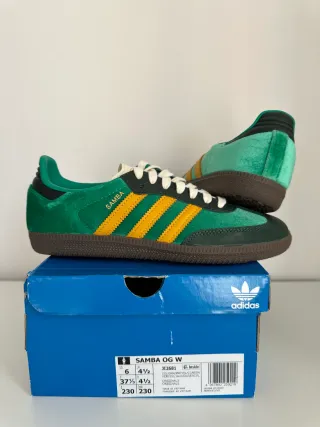 Adidas Samba Donna Verde Giallo