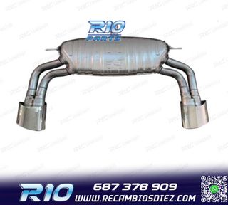 SILENCIOSO ESCAPE AUDI A3 S LINE SEDAN 17-20 LOOK RS3 CROM