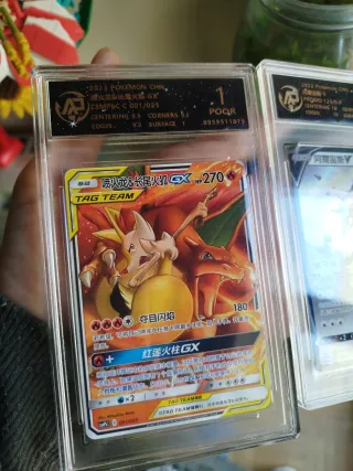 Lote 2 Slabs Cartas Pokémon Graduadas