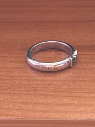 Anillo Tous Plata y Negro