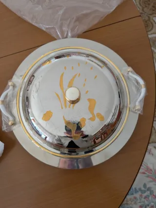 Vassoio vintage con coperchio