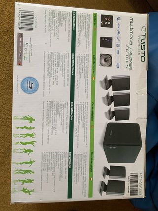 Altavoces Multimedia 5.1 Tuisto TVT-S51353