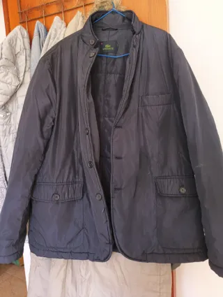 Americana Lacoste Negra Hombre