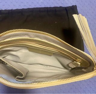 Cartera Roberto Verino Dorada