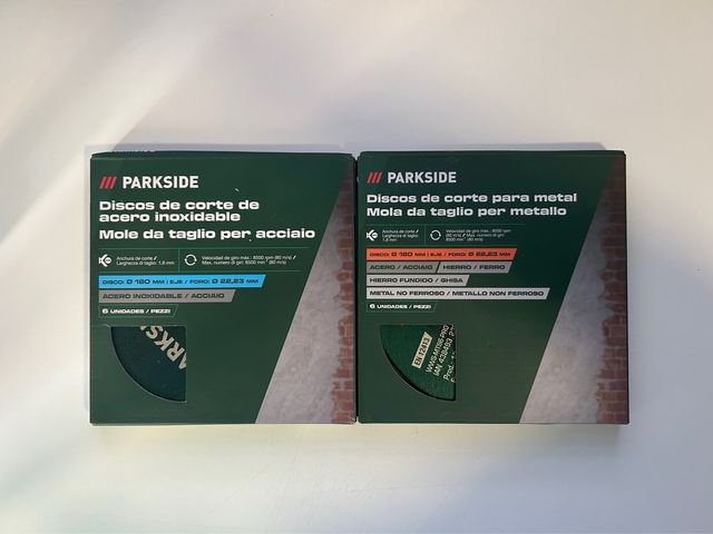 Dischi da taglio Parkside per acciaio inossidabile e metallo