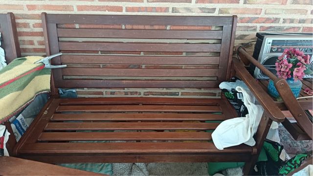 Banco de madera exterior