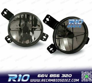 FAROS PARA VOLKSWAGEN VW GOLF MK1 + MK2 83-91 CRUZ AHUMADO F