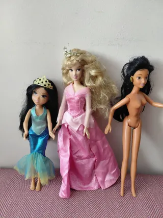 3 Bambole Principesse Disney
