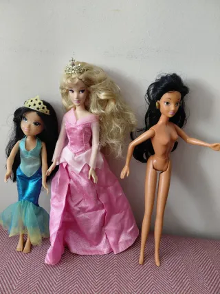 3 Bambole Principesse Disney