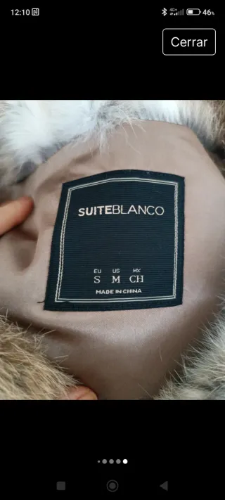 Chaleco Piel Talla S