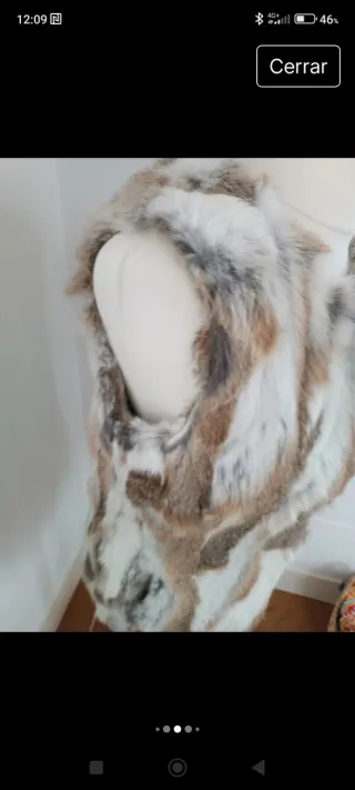 Chaleco Piel Talla S