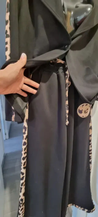 Conjunto americana y pantalón estampado