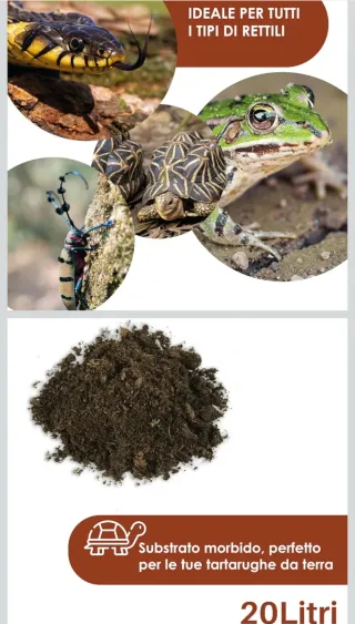 Fibra di cocco per rettili 20 Litri