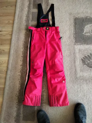 Pantalón de esquí Volk. Infantil. Color rojo.