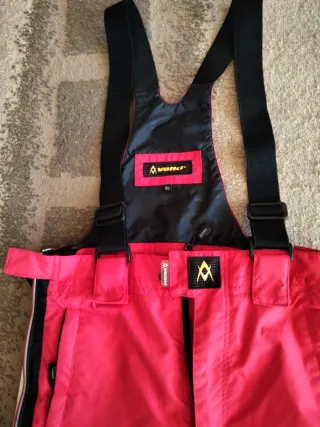 Pantalón de esquí Volk. Infantil. Color rojo.