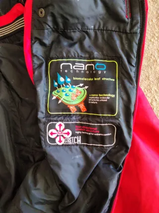 Pantalón de esquí Volk. Infantil. Color rojo.