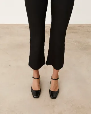 Zapatos MiM Tacón Cerrado Negro