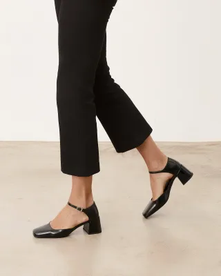 Zapatos MiM Tacón Cerrado Negro