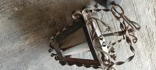 Farol antiguo hierro forjado