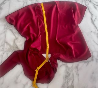 Top bordeaux sartoria chiusura incrociata