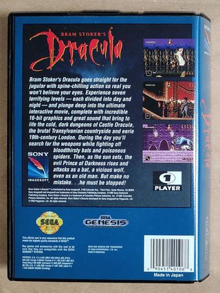 Bram Stoker's Dracula Sega Genesis NTSC-USA