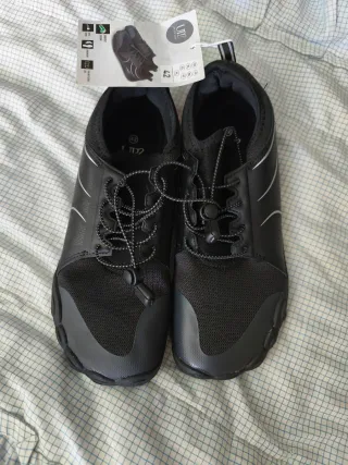 Zapatillas Barefoot UP2 Talla 42 Negras/Gris