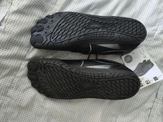 Zapatillas Barefoot UP2 Talla 42 Negras/Gris