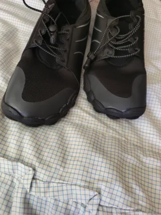 Zapatillas Barefoot UP2 Talla 42 Negras/Gris