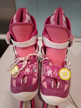 Patines rosas niña talla 28-31