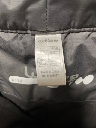 Pantalón de esquí para niño (10 años)