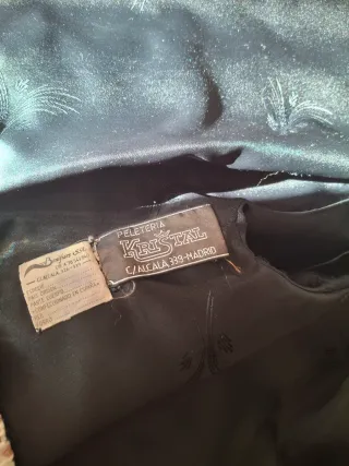 Abrigo de zorro auténtico