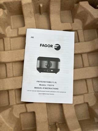 Freidora Fagor 3.5L 1800W