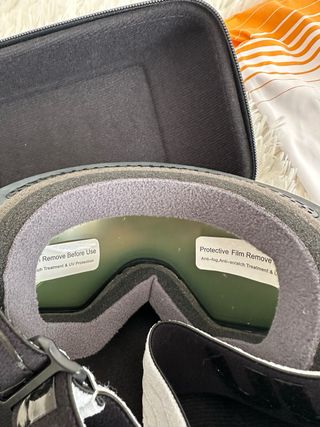 Gafas de esquí con funda y bolsa