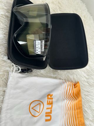 Gafas de esquí con funda y bolsa