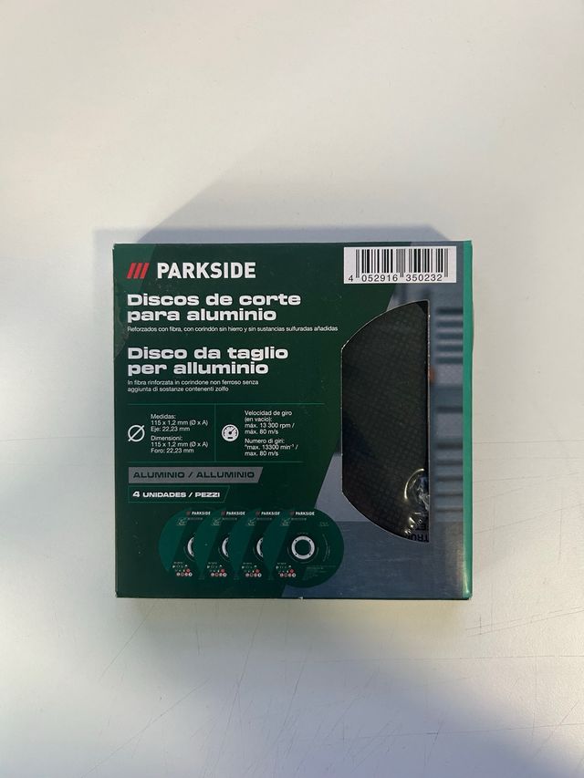 Dischi da taglio Parkside per alluminio 115mm