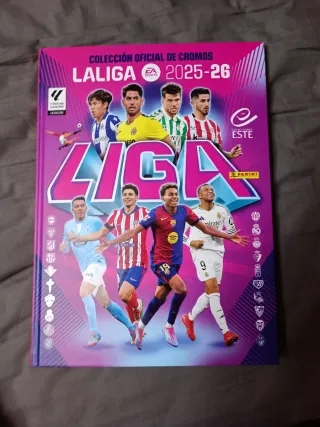 Álbum tapa dura Cromos Liga 25/26 Completo