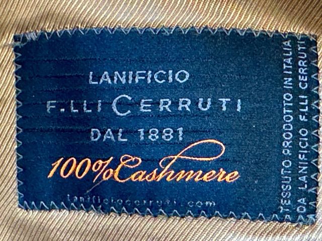 Chaqueta Cerruti 100% Cachemira Beige