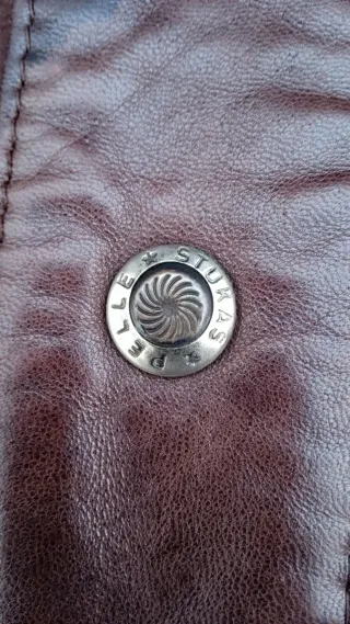 Tricotpiel Chaqueta Vintage Lana y Piel Talla 56