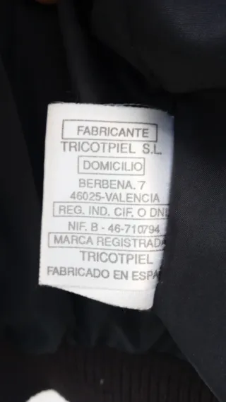 Tricotpiel Chaqueta Vintage Lana y Piel Talla 56