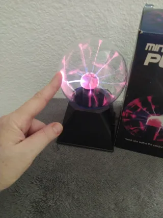 Mini Bola Plasma lámpara.