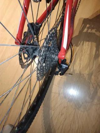 Bicicleta de Montaña Merida Roja Big nine 500