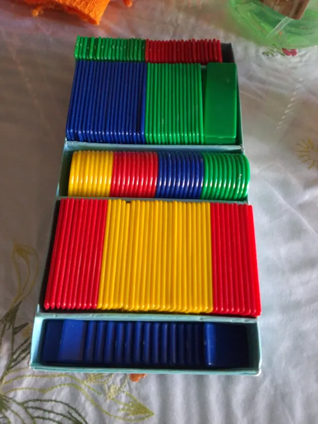 Gettoni di gioco colorati antichi