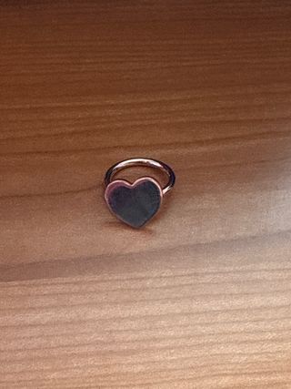 Anillo Tous Corazón Rosa y Plata
