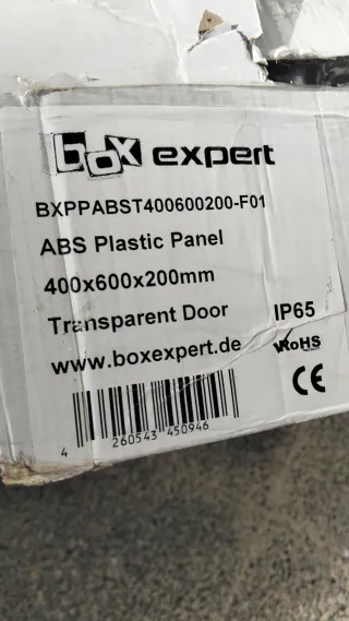 Caja de luz transparente