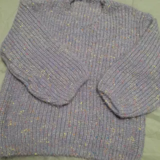 Jersey de lana multicolor talla única