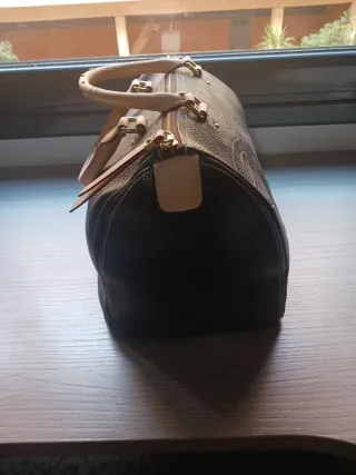 Bolso Piel Purificación García Marrón Oscuro