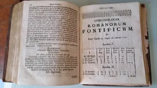 1727 PAPAS Historia de los, antíguo